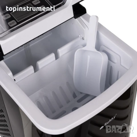 Ледогенератор Ruhhy 120W, 12 кг/24 часа, 2 размера кубчета, самопочистване, снимка 5 - Други - 51069113