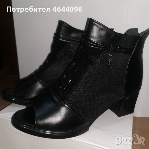 Отворени боти , снимка 6 - Дамски обувки на ток - 52324429
