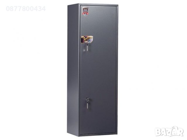 Здрава,2мм стомана,с 2 брави каса за оръжие до 120см.рафт и вътрешна каса.бърза доставка, снимка 3 - Оборудване и аксесоари за оръжия - 44156393