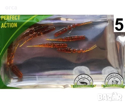 Силикони, червеи за риболов - ларва OSAKO LARVA 4 sm., снимка 5 - Такъми - 38410004