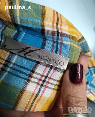 Бюстие тип риза с жабо с гол гръб "Monaco"by Suzana Monaco USA / унисайз , снимка 11 - Ризи - 14327613