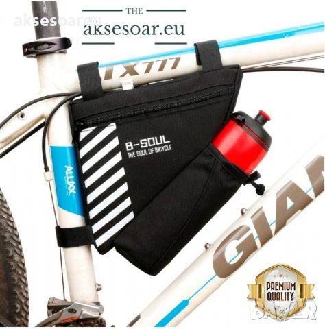 Водоустойчива триъгълна чанта чантичка за рамката на велосипед колело рамки за велосипеди с джоб за , снимка 7 - Аксесоари за велосипеди - 38395515