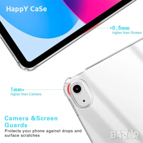Apple iPad 11 / 10 10.9" / 9 8 7 10.2" / Силиконов TPU кейс гръб калъф за таблет, снимка 4 - Таблети - 38775078