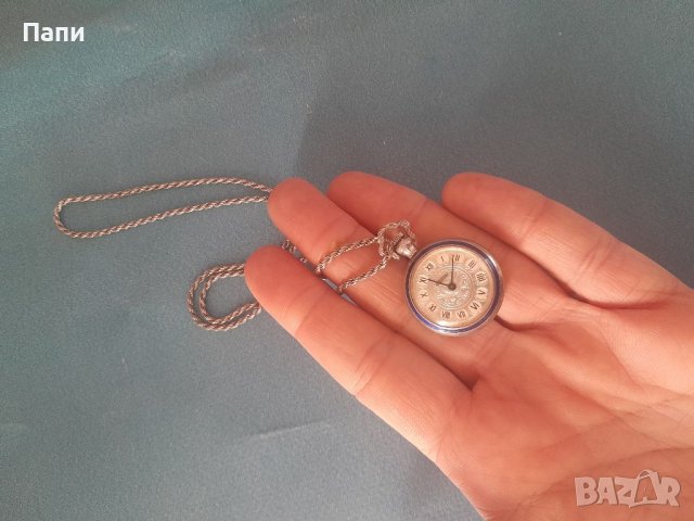 Изящен,джобен италиански часовник, снимка 2 - Антикварни и старинни предмети - 38366888
