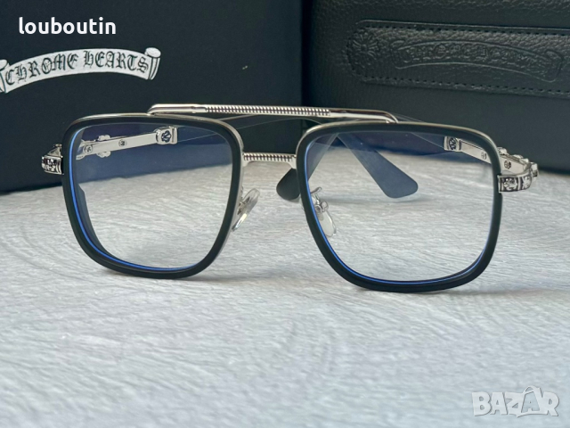 CHROME HEARTS прозрачни слънчеви,диоптрични рамки очила за компютър, снимка 8 - Слънчеви и диоптрични очила - 44685153