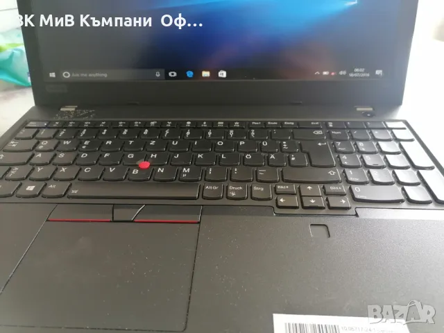 Лаптоп Lenovo ThinkPad L590, снимка 2 - Лаптопи за работа - 50228835