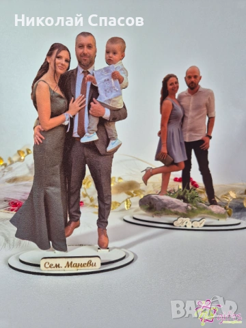 3D дървена статуетка, снимка 2 - Декорация за дома - 53044518