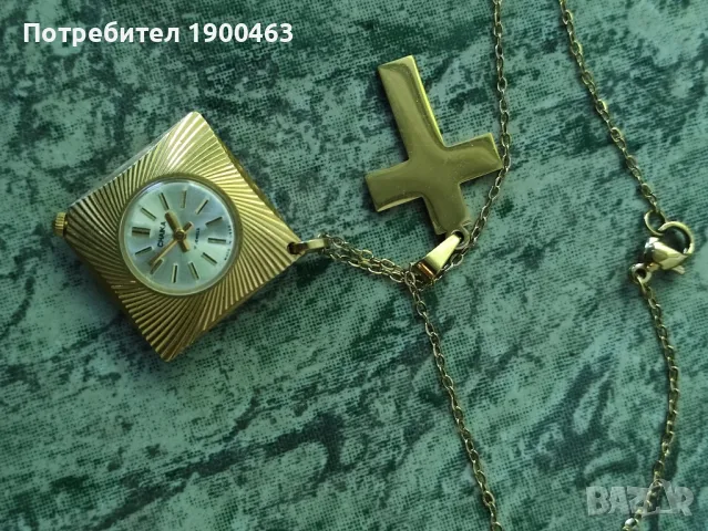 Медальон Чайка.Позлатен.Механичен., снимка 5 - Дамски - 49928694