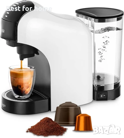  Ufesa Кафемашина с капсули  или смляно кафе  с цифрово сензорно управление, снимка 2 - Кафемашини - 51028760