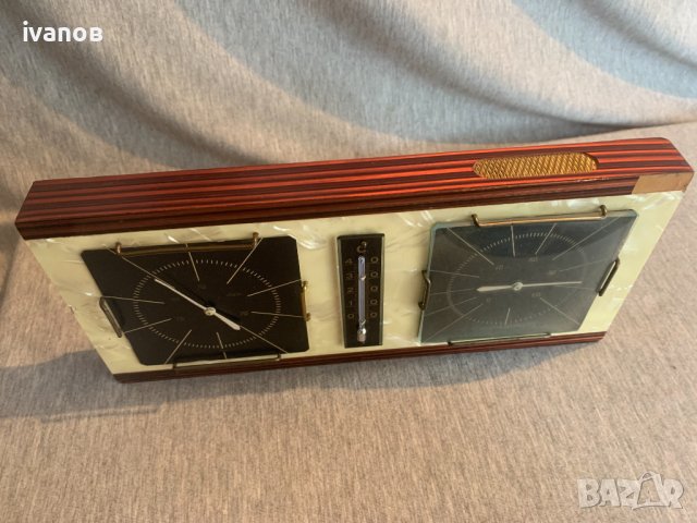 барометър  термометър влагомер, снимка 6 - Антикварни и старинни предмети - 42720560
