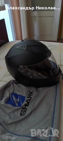 Каска за мотор,марка"SHARK", размер-L, снимка 2 - Аксесоари и консумативи - 52927954