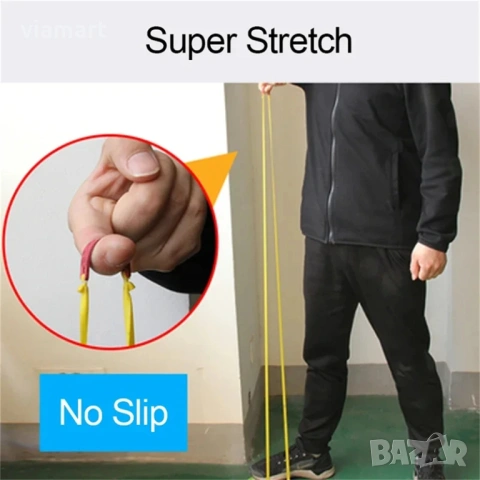 Резервни ластици за прашка, Комплект 5 бр, Естествен каучук, снимка 3 - Оборудване и аксесоари за оръжия - 53938842