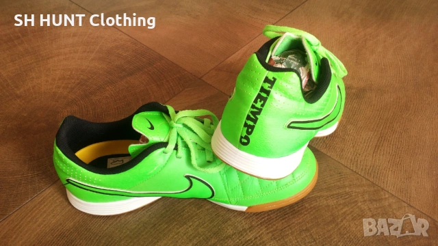 NIKE TIEMPO Размер EUR 38 / UK 5 обувки за футбол в зала естествена кожа 47-13-S, снимка 8 - Футбол - 53047245
