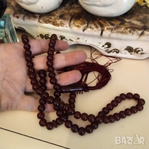 Броеница естествен карнеол 100зърна , снимка 5 - Антикварни и старинни предмети - 37052602