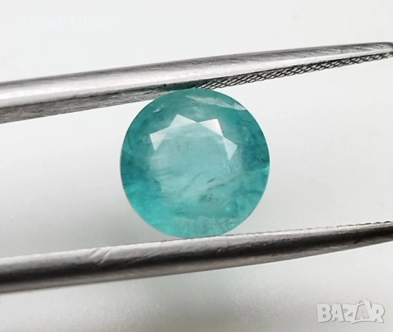 Ултра рядък естествен необработен грандидиерит 1,46 карата! Сертификат!, снимка 7 - Други - 54161066