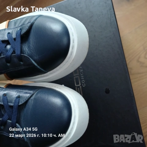 Мъжки обувки Теодор, естествена кожа, снимка 4 - Спортно елегантни обувки - 53932226