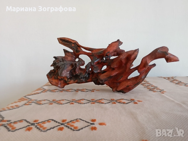 Авторски скулптури 7 бр., - пластика от дърво, ръчна изработка, уникати, 1987-1988 г., снимка 18 - Антикварни и старинни предмети - 47820573