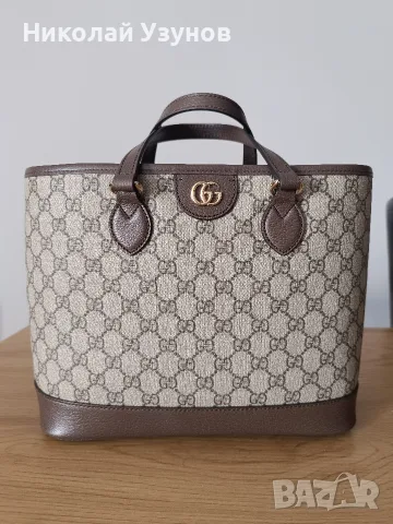 Дамска чанта Gucci Ophidia Medium Tote Bag – 100% Оригинална