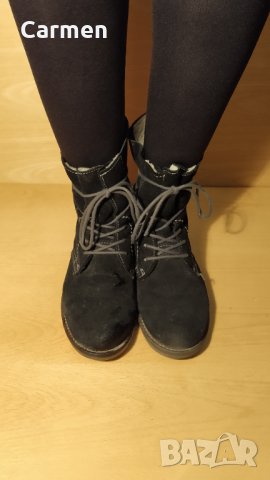 Tamaris немски боти от естествена кожа