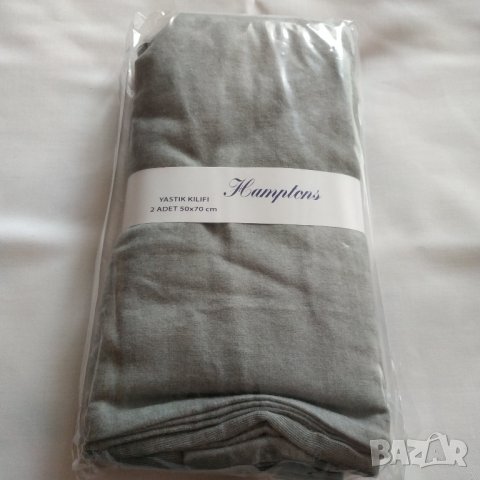Памучни протектори за възглавница - комплект от 2 броя, снимка 1