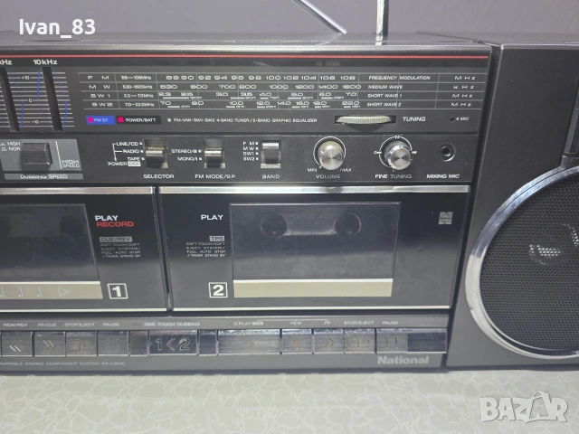 Радиокасетофон National Rx - cw50, снимка 2 - Радиокасетофони, транзистори - 53048404