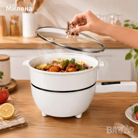многофункционален електрически тиган , снимка 4 - Съдове за готвене - 56110694
