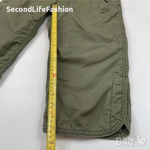 Дамски къси панталони Nike Sportswear, цвят каки, ​​размер US-M, снимка 6 - Панталони - 52497494