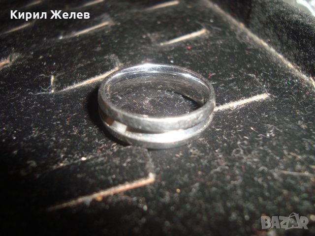 СТИЛЕН ПРЪСТЕН - ХАЛКА от БЛАГОРОДНА СТОМАНА 19648, снимка 6 - Пръстени - 32101840