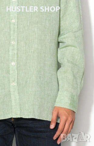 Мъжка ленена риза HACKETT LONDON. Размер XL, снимка 2 - Ризи - 53210110