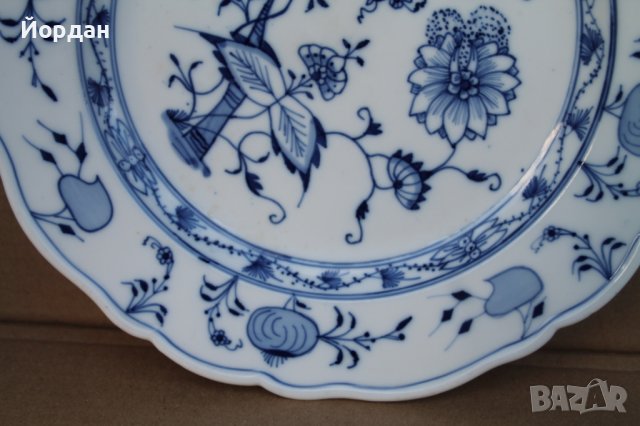 Немска чиния порцелан ''Meissen'', снимка 4 - Колекции - 42755983