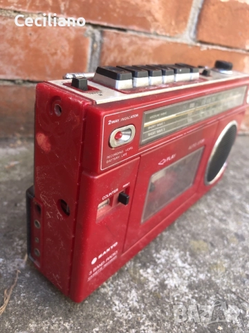 Sanyo M1700AH RED, снимка 3 - Радиокасетофони, транзистори - 56443046