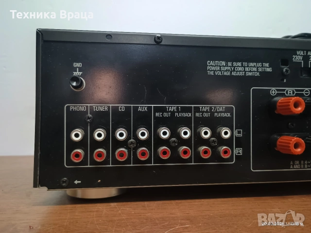 Technics SU-VZ 320. Tранзисторен интегриран стерео усилвател. Отличен! Изпращам видео. , снимка 7 - Ресийвъри, усилватели, смесителни пултове - 53912596