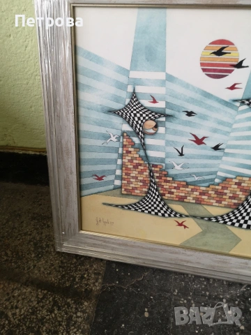 2 абстрактни картини. , снимка 4 - Картини - 54025474