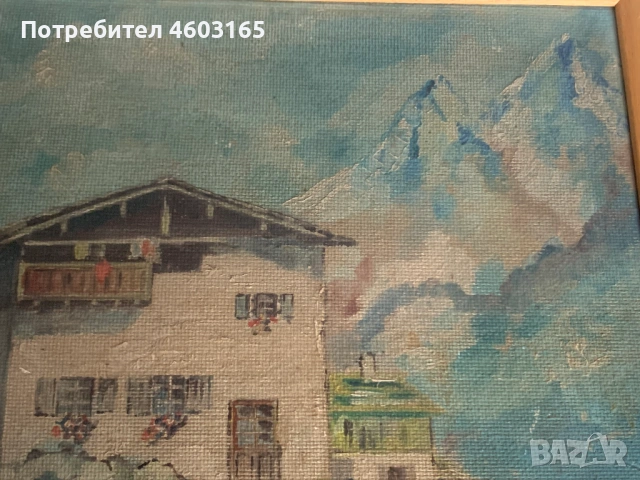 картина планински пейзаж, снимка 4 - Картини - 53938396