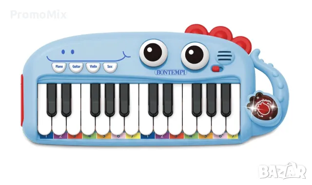 Детски синтезатор Bontempi 12 2430 24 клавиша Електронна клавиатура детска музикална играчка