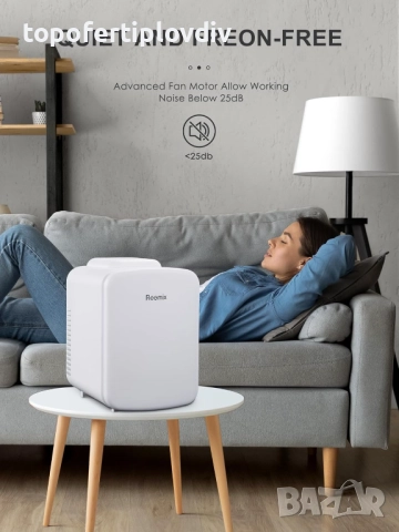 Мини хладилник Mini Refrigerator, 6 Liter/9 Cans,Гаранция, снимка 5 - Хладилници - 50847515