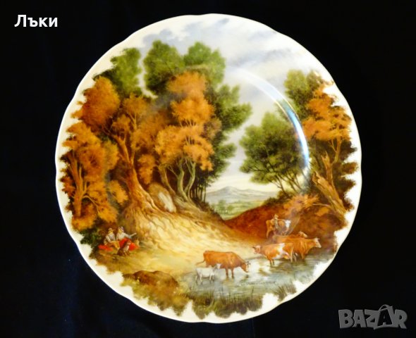 Чиния,плато,пано,китайски порцелан Jingdezhen. , снимка 5 - Антикварни и старинни предмети - 29420978