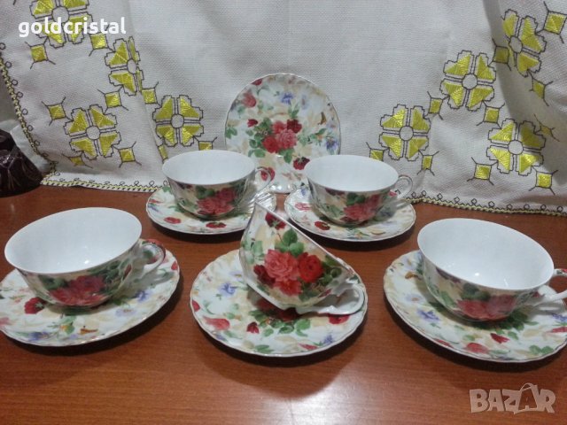 Костен порцелан чаши за чай, снимка 8 - Антикварни и старинни предмети - 42867982