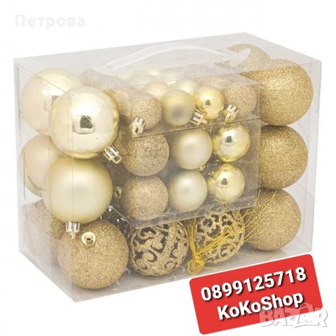 Елха/Изкуствена коледна елха/Елха с шишарки и бели връхчета , снимка 17 - Декорация за дома - 30819358