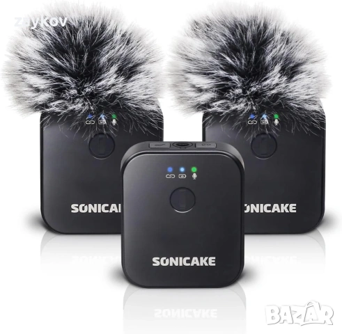 Безжична микрофонна система SONICAKE Lavalier (2TX + 1RX)