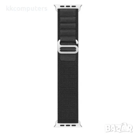 Каишка DUX DUCIS GS band за часовник Apple iWatch 42/44/45/46/49mm, Черна, снимка 3 - Каишки за часовници - 50285870