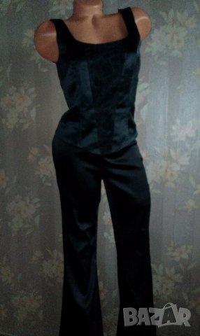Страхотен комплект от еластичен сатен -панталон и корсетМ, снимка 8 - Корсети, бюстиета, топове - 34991320