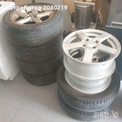 лети джанти от Fiat Stilo, снимка 4 - Гуми и джанти - 54964006