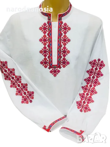 МЪЖКА РИЗА С БРОДИРАНА ШЕВИЦА - Модел 4, снимка 6 - Други - 45935298