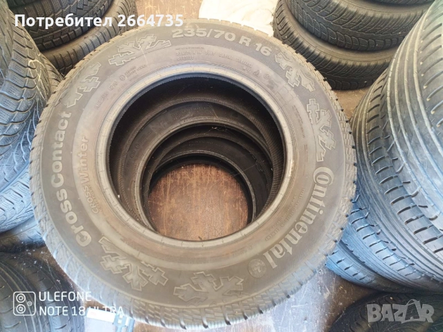 Зимни гуми 4 броя Continental Cross Contact 235/70/16, снимка 8 - Гуми и джанти - 51616608