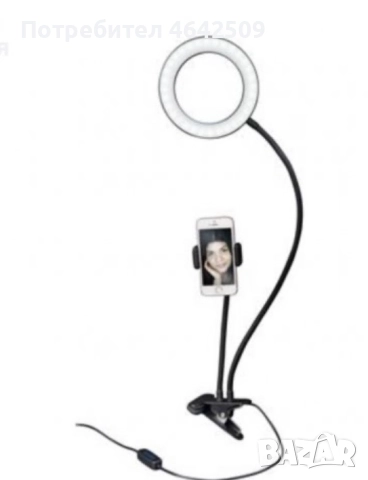 Селфи Ринг Светкавица LED за телефон с дистанционно Тик Ток, снимка 6 - Чанти, стативи, аксесоари - 52335985