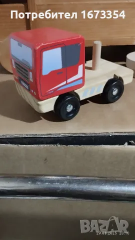 Дървени камиончета+ АРТ декорация, снимка 9 - Други ценни предмети - 49690893