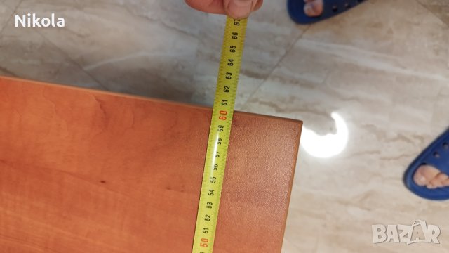 Офис маса , помощна масичка с два плота 60/60/ 56см, снимка 4 - Маси - 40727914