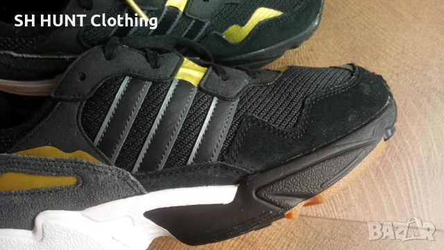 Adidas Yung-96 J Black Gray Gold Размер EUR 38 / UK 5 дамски детски маратонки 174-14-S, снимка 4 - Детски маратонки - 52652184