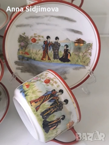 Möschl & Co., Altrohlau, Karlsbad сервиз за чай, снимка 4 - Сервизи - 53908320